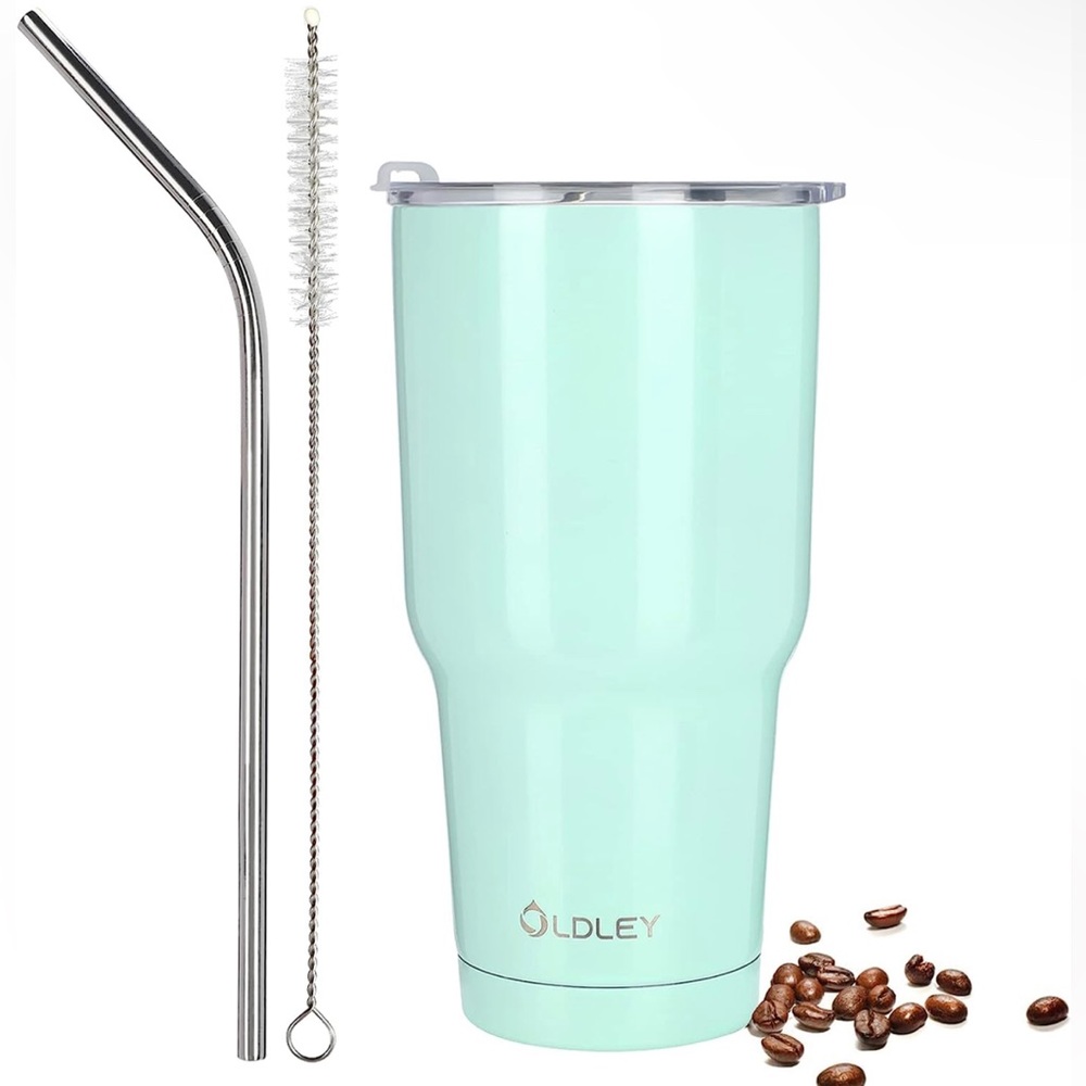 New - Mint Green 30 oz Insulated Stainless Steel Coffee
Mug with Ceramic Coating